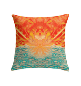 Surfing Sunset Dreams Indoor Pillow Immerse Yourself In Beauty - Beyond T-shirts